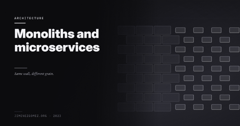 Featured image of post Monoliths and microservices