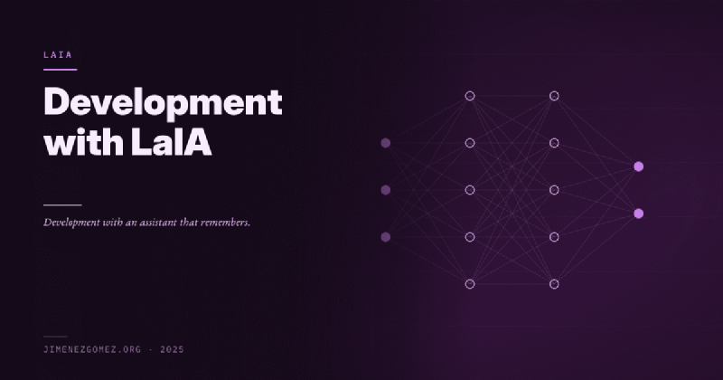 Featured image of post Development with LaIA