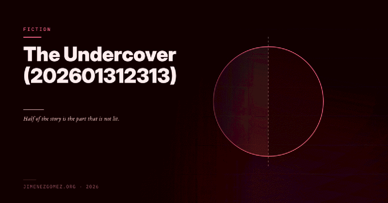 Featured image of post The Undercover (202601312313)