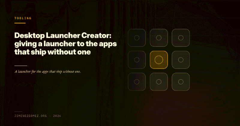 Featured image of post Desktop Launcher Creator: giving a launcher to the apps that ship without one