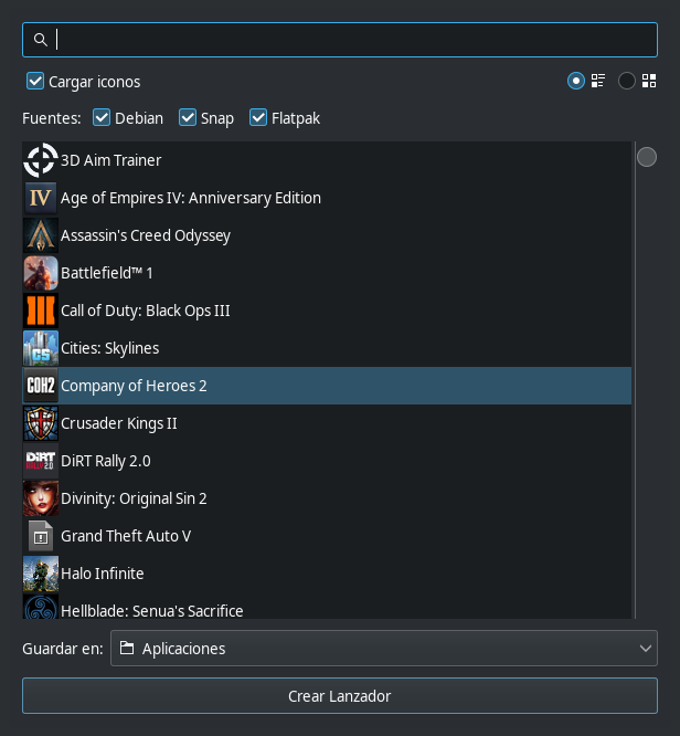 Desktop Launcher Creator